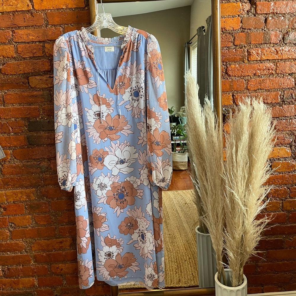 Aritzia Wilfred MIDI Longsleeve Dress
